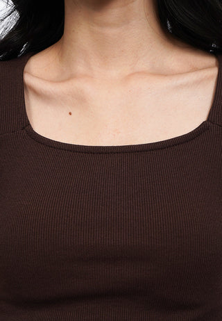 Square Neck Basic T-Shirt
