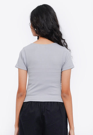 Basic Square Neck T-Shirt