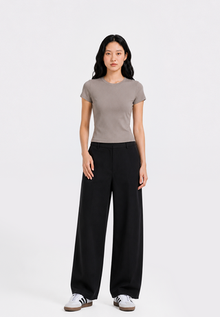Short Sleeve Fitted T-Shirt