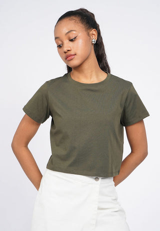 Short Sleeve Crop Boxy T-Shirt