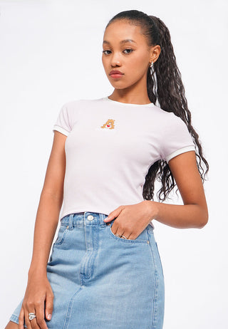 Care Bears Contrast Hem Crop T-Shirt