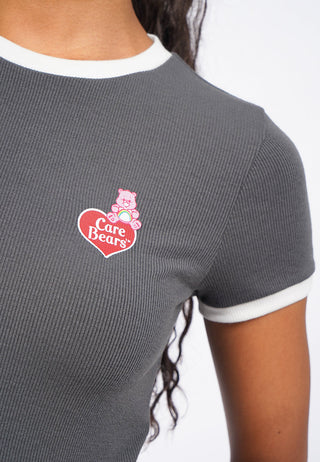Care Bears Contrast Hem Crop T-Shirt