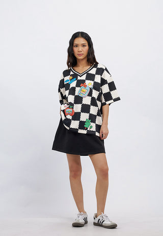Colorbox x Liunic Oversized Printed Jersey