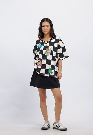 Colorbox x Liunic Oversized Printed Jersey