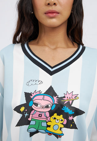 Colorbox x Liunic Oversized Printed Jersey