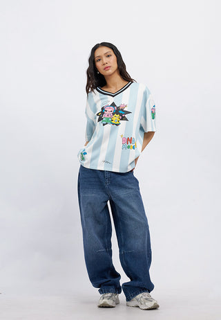 Colorbox x Liunic Oversized Printed Jersey