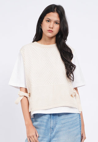 Double Layer Short Sleeve Loose T-Shirt