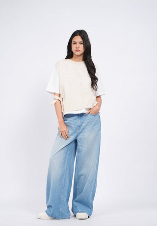 Double Layer Short Sleeve Loose T-Shirt