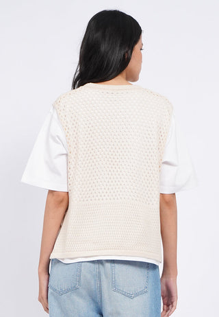 Double Layer Short Sleeve Loose T-Shirt