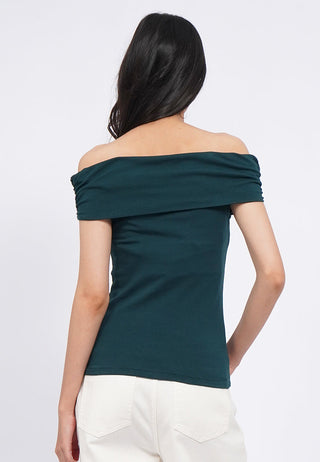 Gathered Off Shoulder Top