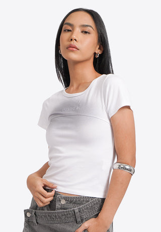 Embroidered Washed Details T-Shirt