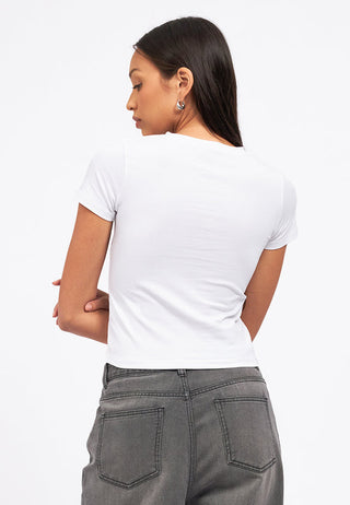 Short Sleeve Fitted Graphic T-Shirt
