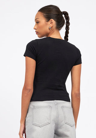 Short Sleeve Fitted Graphic T-Shirt