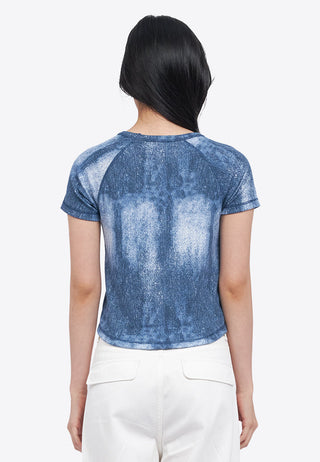 Raglan Top with Contrast Stitch