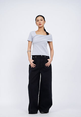 Off Shoulder Fitted Top