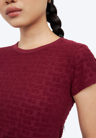 Fitted Jacquard Baby Tee