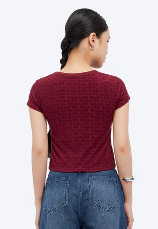 Fitted Jacquard Baby Tee