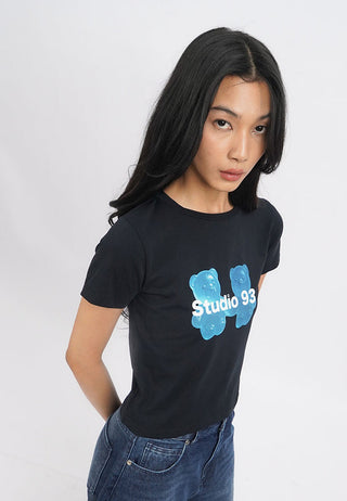 Short Sleeve Fitted Graphic T-Shirt