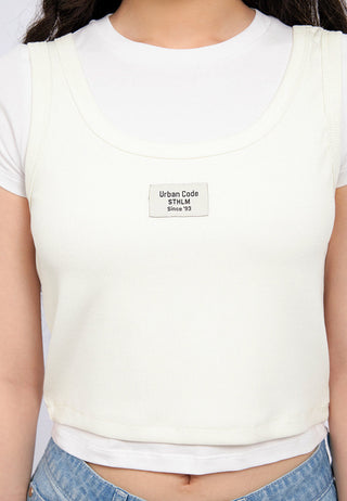 Double Layer Short Sleeve Top