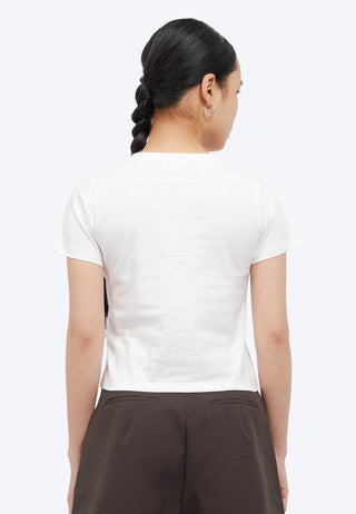Boxy Cropped Graphic T-Shirt