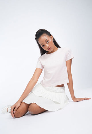 Embroidered Trim Graphic T-Shirt