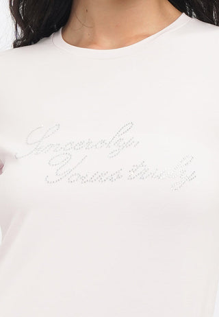 Short Sleeve Rhinestone T-Shirt