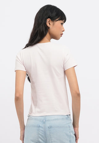 Short Sleeve Rhinestone T-Shirt