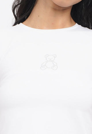 Short Sleeve Rhinestone T-Shirt
