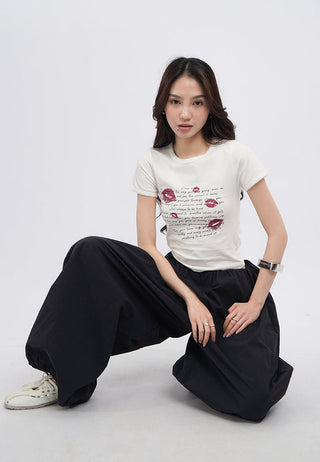 Short Sleeve Baby Tee with Graphic