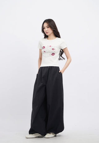 Short Sleeve Baby Tee with Graphic