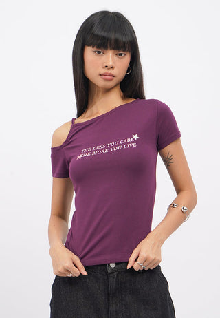 Front Tie Short Sleeve Graphic Top
