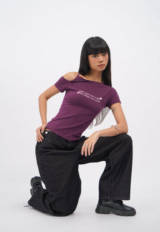 Front Tie Short Sleeve Graphic Top