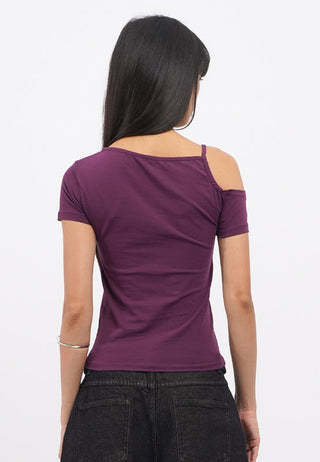 Front Tie Short Sleeve Graphic Top