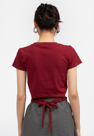 Graphic T-Shirt with Back Details