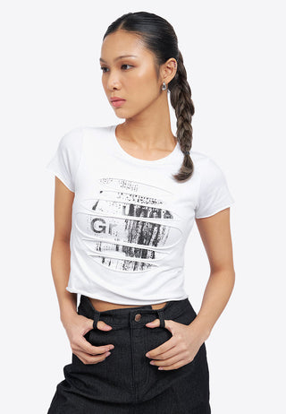 Double Layer Slicing T-Shirt