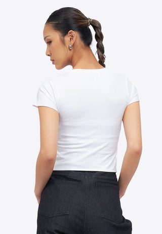 Double Layer Slicing T-Shirt