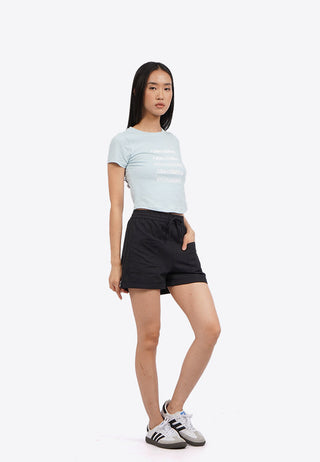 Round Hem Fitted Graphic Tee