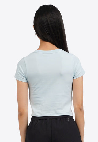 Round Hem Fitted Graphic Tee