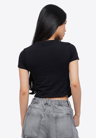 Round Hem Graphic T-Shirt