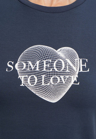 Round Hem Fitted Graphic Tee
