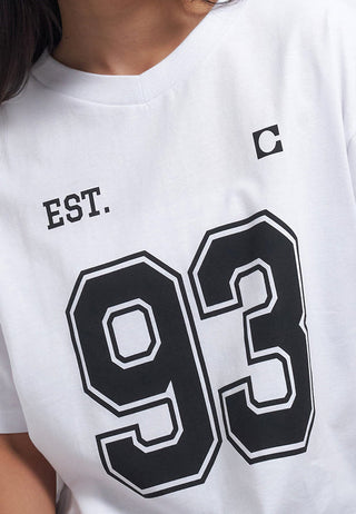 Oversized V-Neck Graphic T-Shirt
