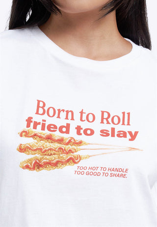 Short Sleeve Graphic Crop T-Shirt