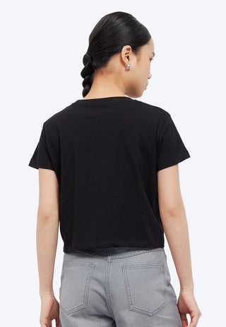 Short Sleeve Graphic Crop T-Shirt
