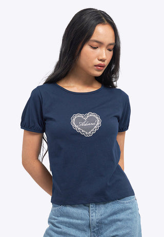 Puff Sleeve Graphic T-Shirt