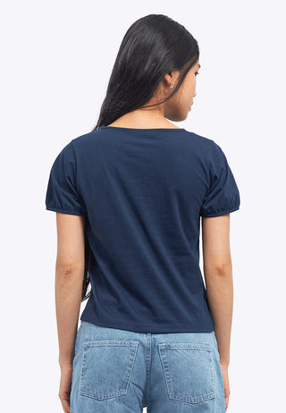 Puff Sleeve Graphic T-Shirt