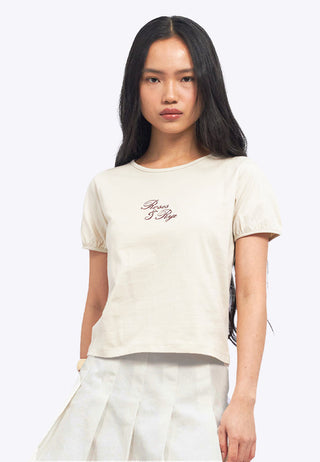 Puff Sleeve Graphic T-Shirt