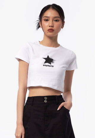 Short Sleeve Graphic Crop T-Shirt