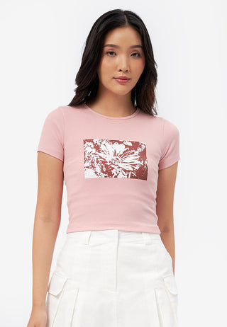 Short Sleeve Graphic Rib T-Shirt