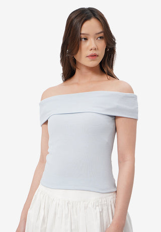 Off Shoulder Short Sleeve Top