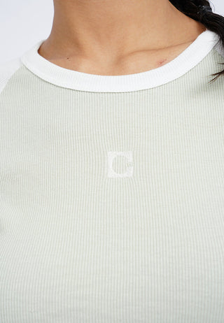 Short Sleeve Raglan Crop T-Shirt